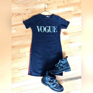 Authentic Vintage Vogue Mini Dress - Italy - Cotton - Medium